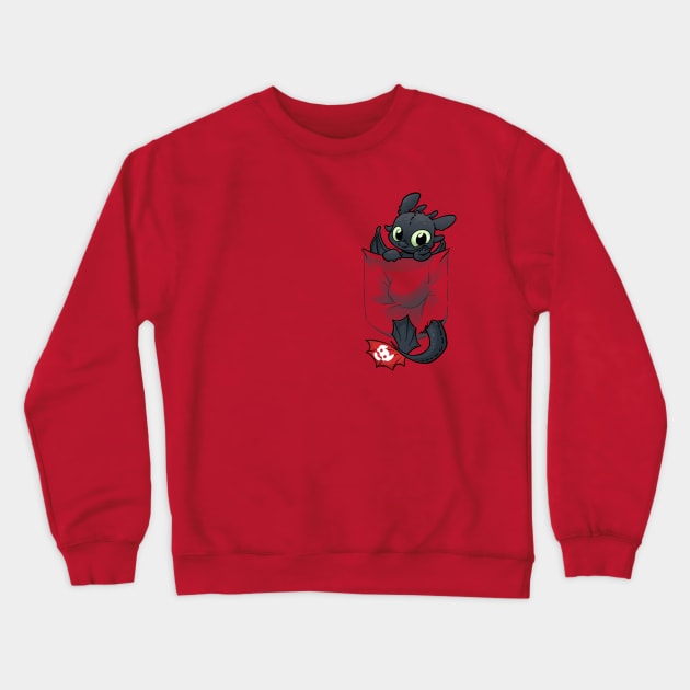 Pocket Pal Crewneck Sweatshirt by Dooomcat